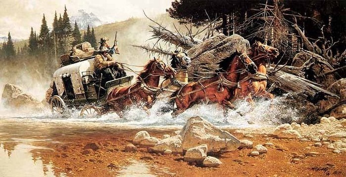 Живопись Дикого Запада Фрэнка Маккарти (Frank McCarthy)